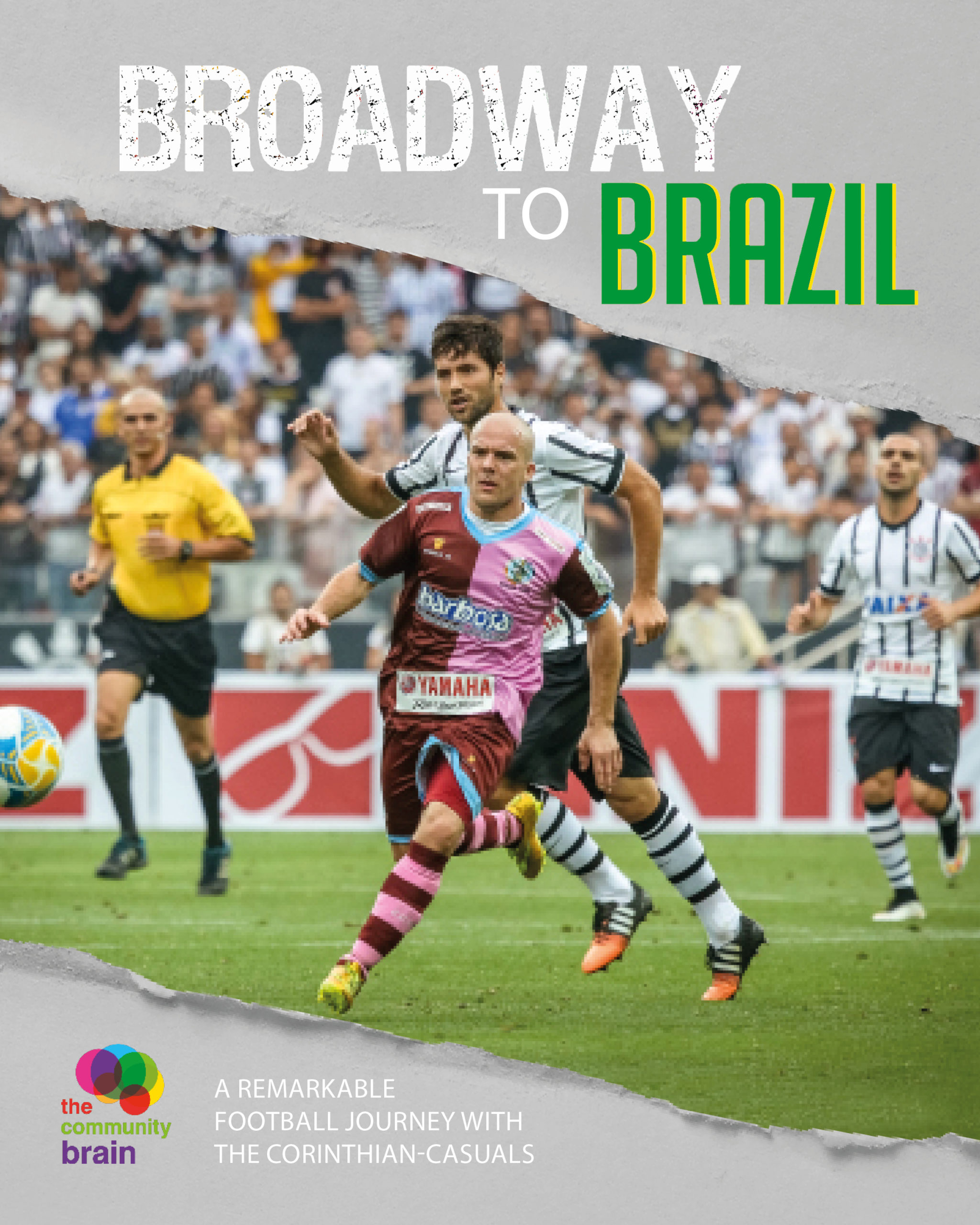 the final cover design for Broadway to Brazil