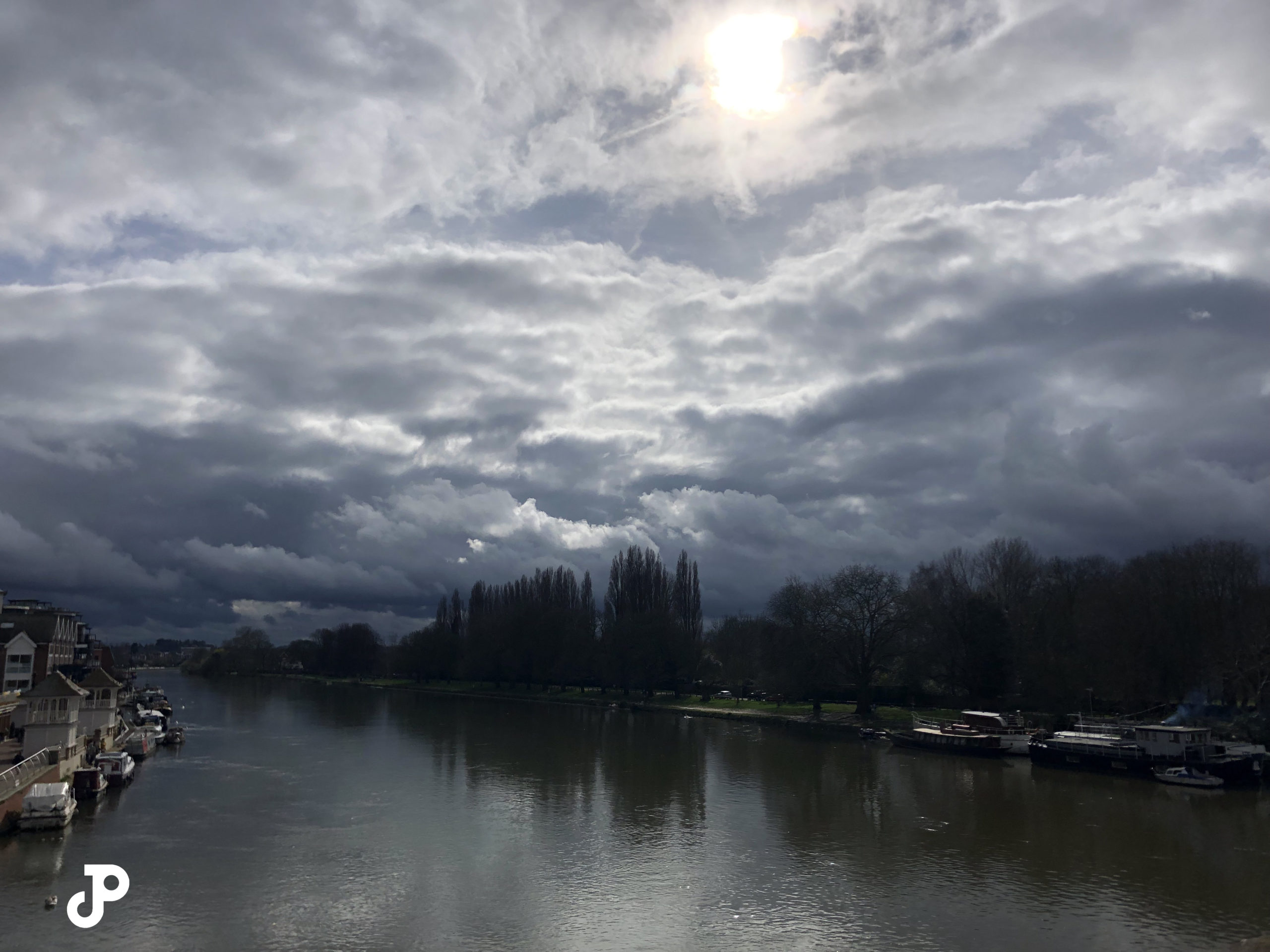 the River Thames in Kingston Upon Thames, London