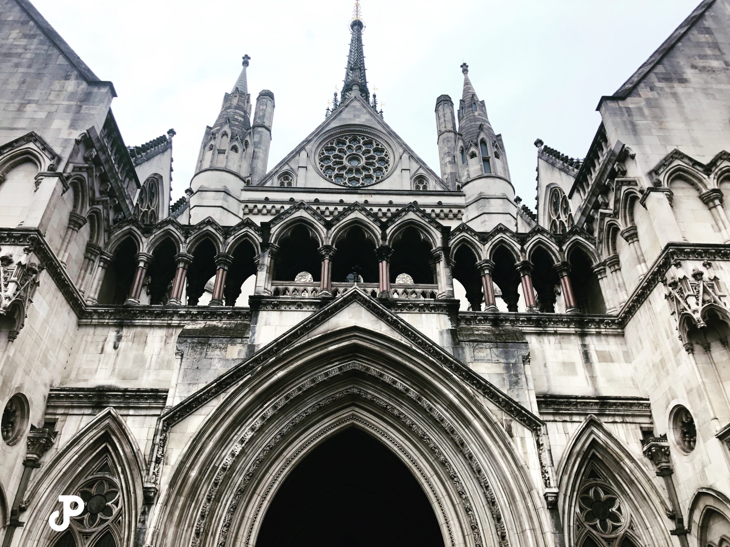 the Royal Courts of Justice in London